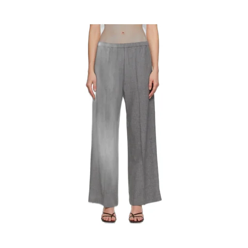 Drawstring Wool Trousers