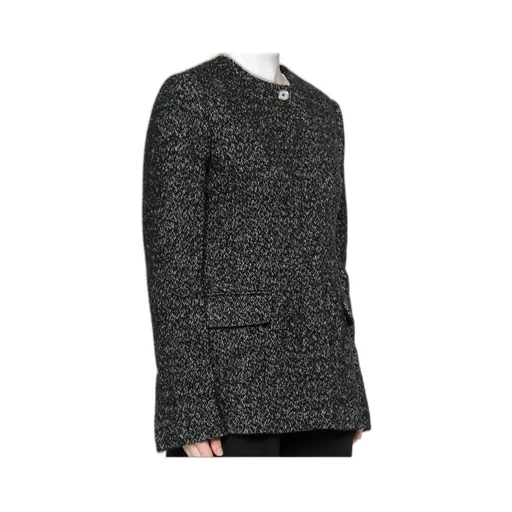 Crew Neck Long Sleeve Casual Jacket