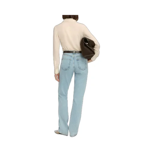 High Waist Straight Jeans