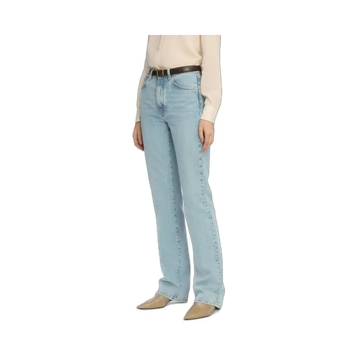 High Waist Straight Jeans