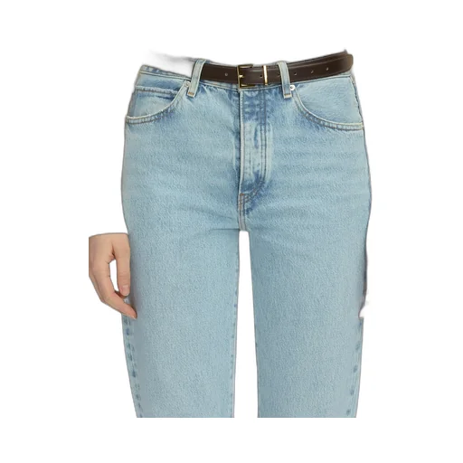High Waist Straight Jeans