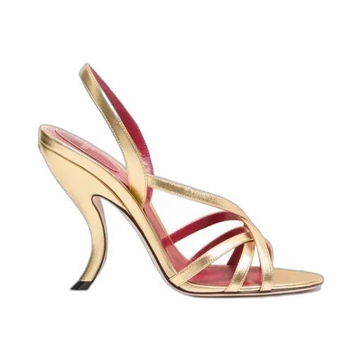 Valentino	Fetishique Cross-Strap Open Toe Sandals