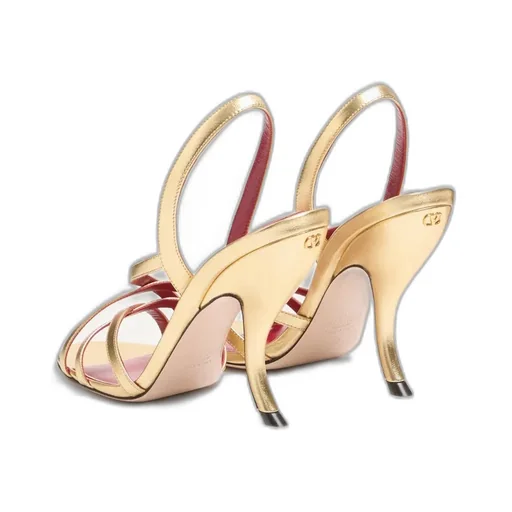 Valentino	Fetishique Cross-Strap Open Toe Sandals