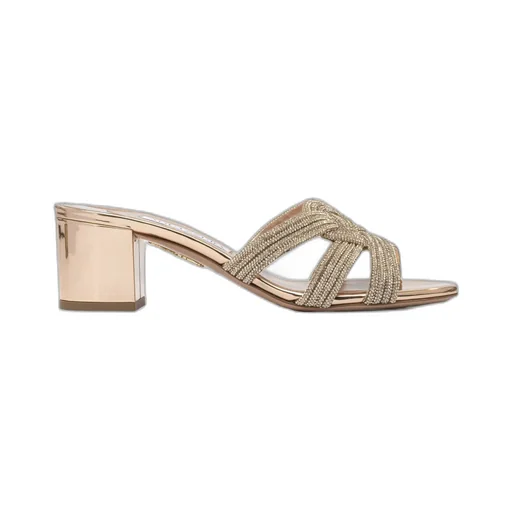 Aquazzura Felix Embellished Mules