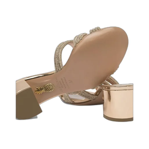Aquazzura Felix Embellished Mules