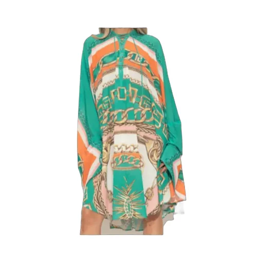 Balmain Printed Loose Fit Dress