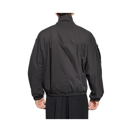 CourrÈGes Logo Embroidered Zipped Jacket