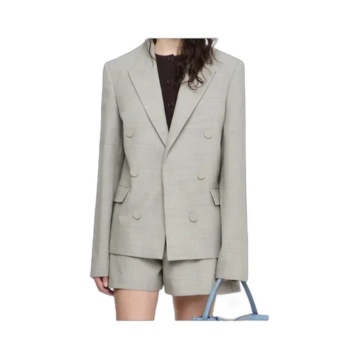 Double-Breasted Wool Blazer