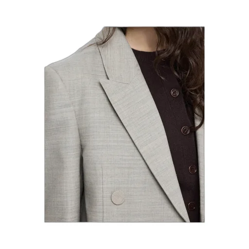 Double-Breasted Wool Blazer