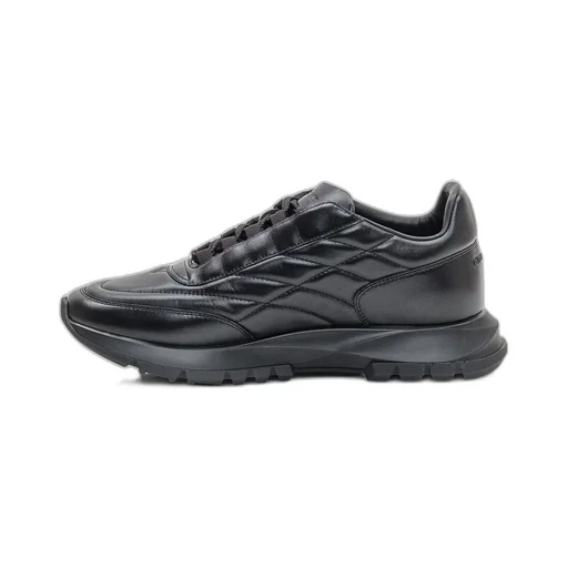 Trainers Sneakers In Shiny Padded Leather