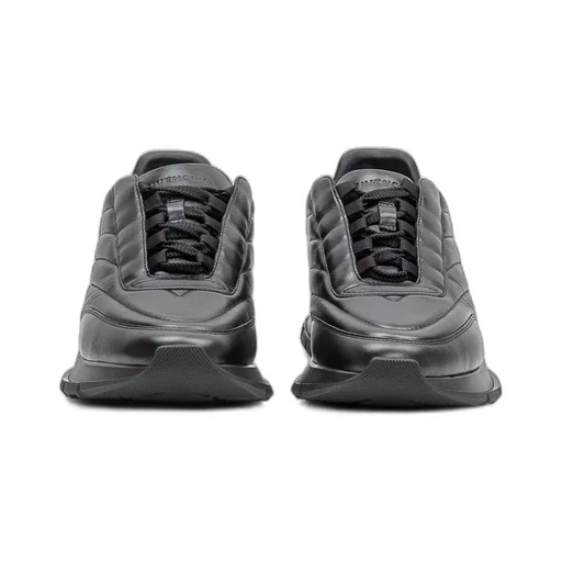 Trainers Sneakers In Shiny Padded Leather