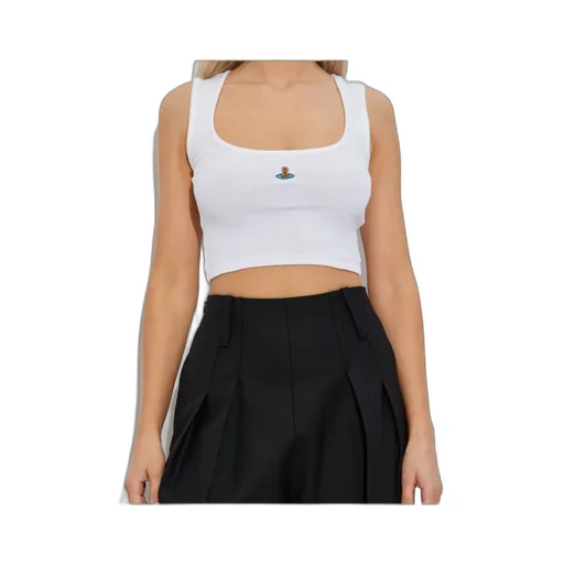Vivienne Westwood Orb Embroidered Top