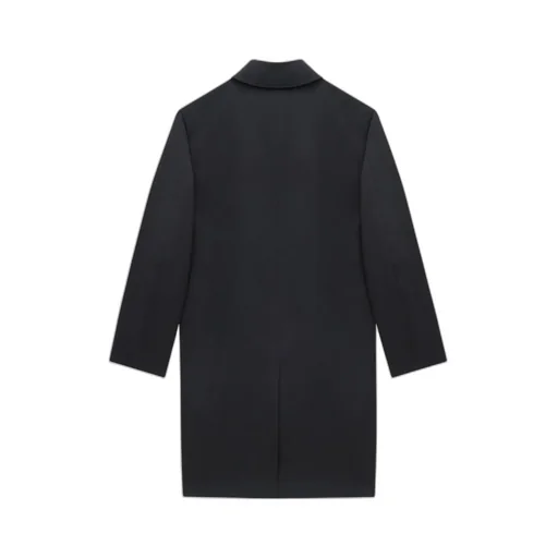 Saint Laurent Button Detailed Knee-Length Coat