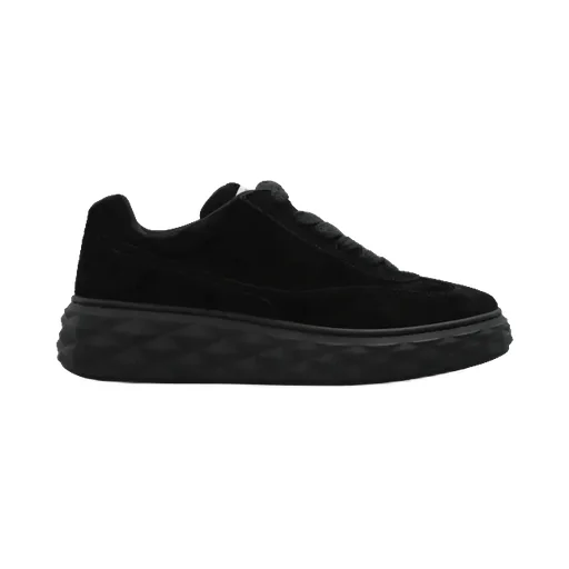 Jimmy Choo Round Toe Lace-Up Sneakers