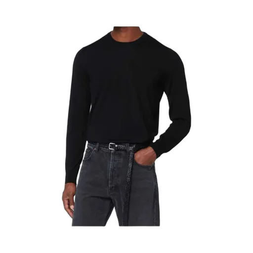 Round-Neck Long-Sleeve Sweater