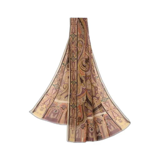 Etro Placed Printed Satin Scarf