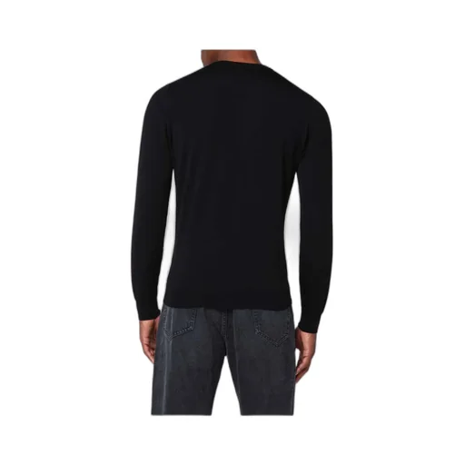 Round-Neck Long-Sleeve Sweater
