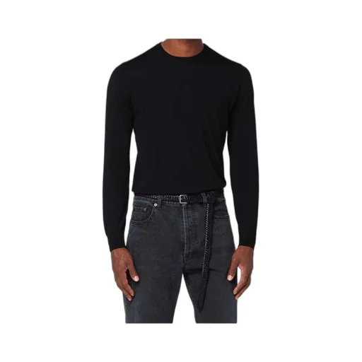 Round-Neck Long-Sleeve Sweater