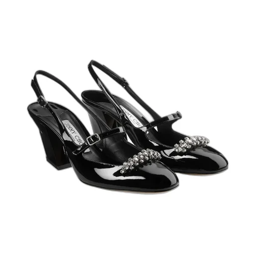 Jimmy Choo Belinda Embellished Round Toe Pumps