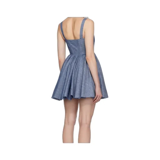 AlaÏA Chambray Skater Dress