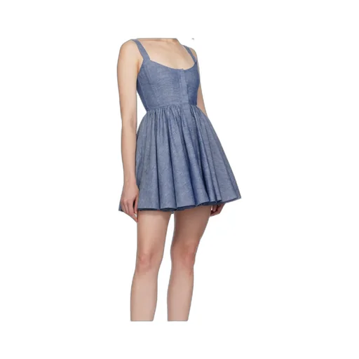 AlaÏA Chambray Skater Dress