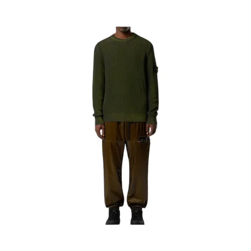 Stone Island Logo Patch Knitted Jumper