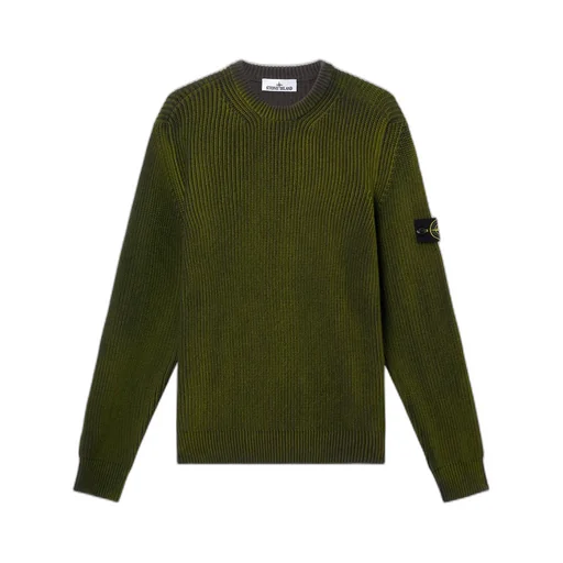 Stone Island Logo Patch Knitted Jumper