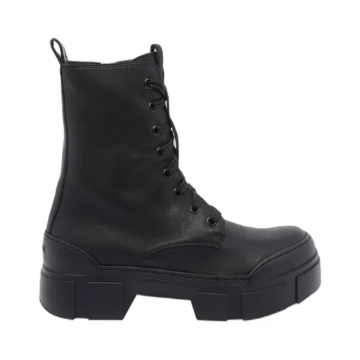 Vic Matie Round-Toe Lace-Up Ankle Boots