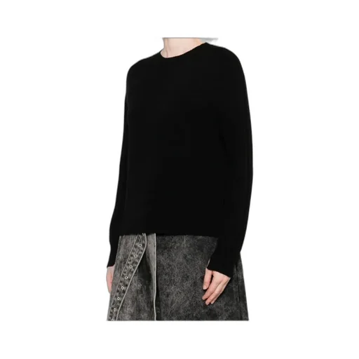 Round-Neck Cashmere-Wool Sweater