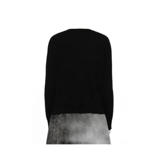 Round-Neck Cashmere-Wool Sweater