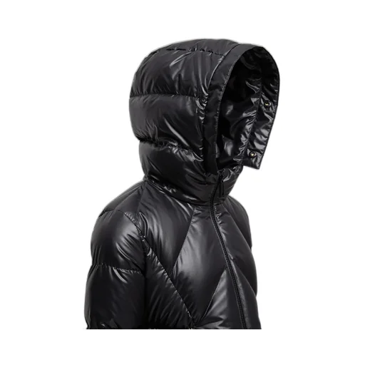 Moncler Enfant Shearling Detailed Down Jacket