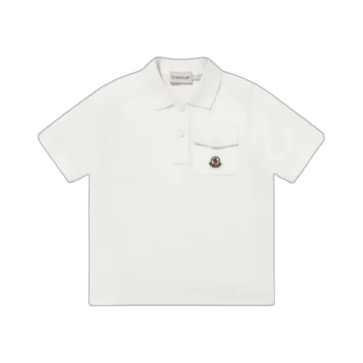 Moncler Enfant Short Sleeved Polo Shirt