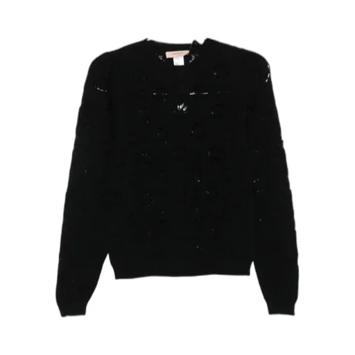 Floral-Pattern Sweater