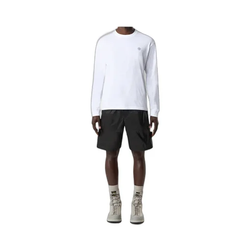 Slim-Fit Long-Sleeve T-Shirt With Compass Patch