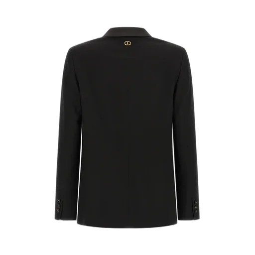 Twinset V-Neck Double-Breasted Blazer