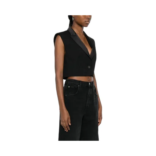 Twinset Cropped Sleeveless Vest