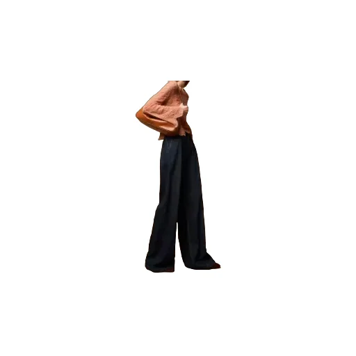 Pleat-Detail Jeans