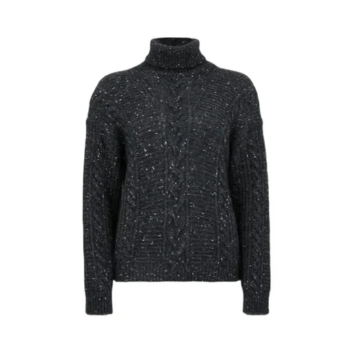 High-Neck Long-Sleeved Knitwear