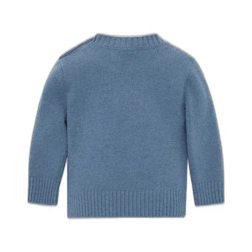 Moncler Enfant Teddy Bear Embroidered Crewneck Jumper