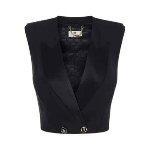 Satin Lapels Button Waistcoat