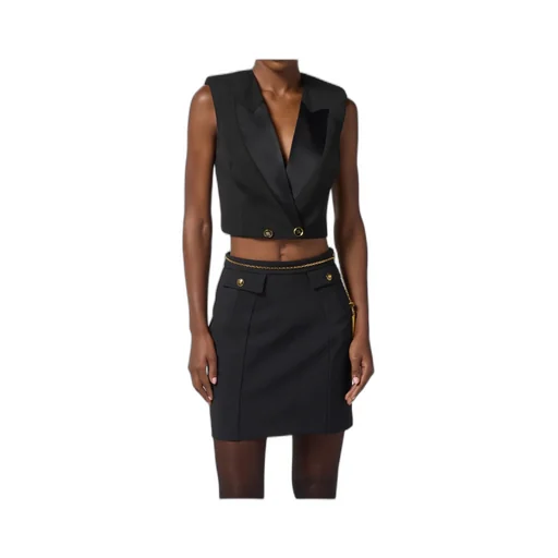 Satin Lapels Button Waistcoat