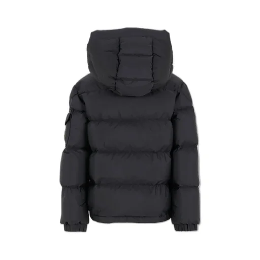 Moncler Enfant Logo Patch Hooded Padded Jacket