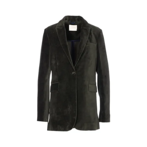 Circolo 1901 Velvet Single-Breasted Jacket