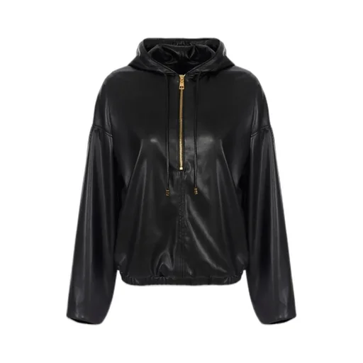 Elisabetta Franchi Textured Hooded Sweatshirt