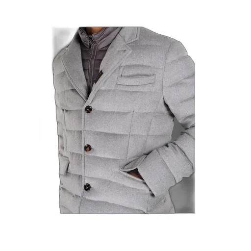 Quilted Down Blazer