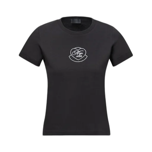 Moncler Logo Embroidered Crewneck T-Shirt