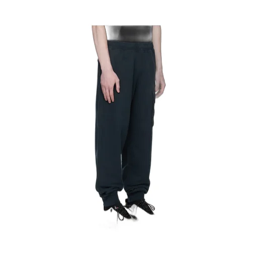 Stone Island Logo Patch Cuffed Hem Track Pants