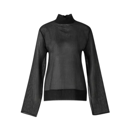 High-Neck Embellished Top