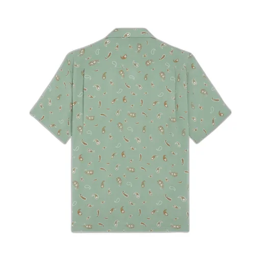 Bowling Shirt In Paisley Print Viscose