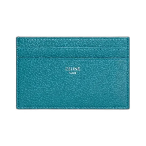 Medium Card Holder In Grained Calfskin